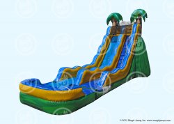 (2) Tropical Wave Slide (20 ft)